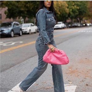 Zara denim dark wash jumpsuit. New with tags,not worn.